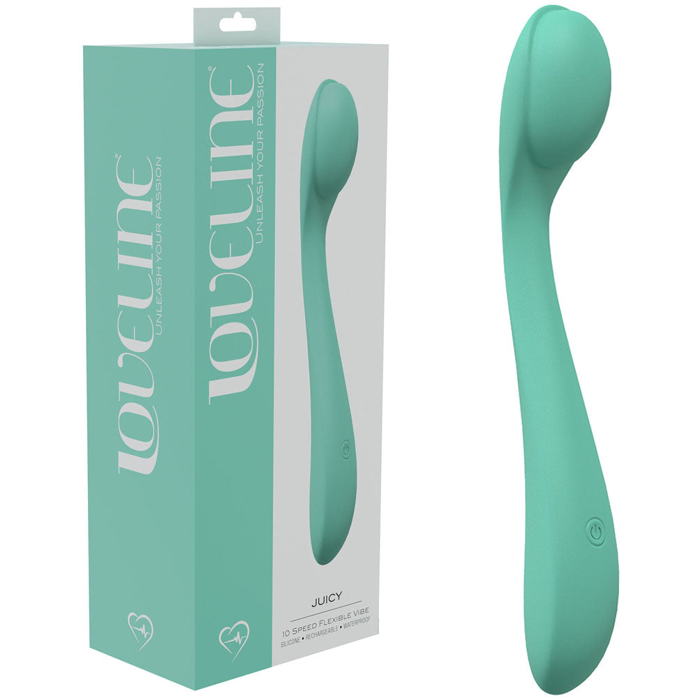 LOVELINE Juicy - Green 21.5cm USB Rechargeable G-Spot Vibrator