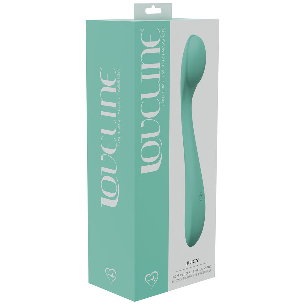 LOVELINE Juicy - Green 21.5cm USB Rechargeable G-Spot Vibrator