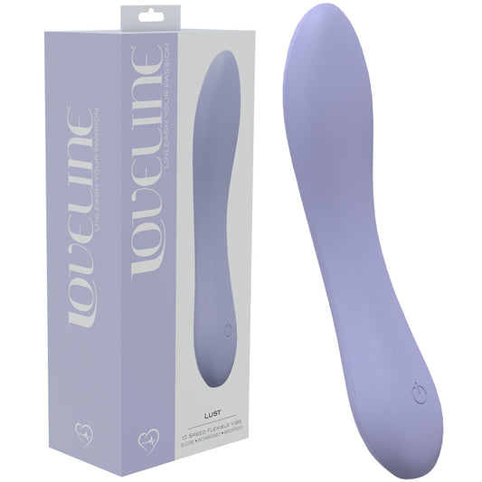 LOVELINE Lust - Lavender 17cm USB Rechargeable Vibrator