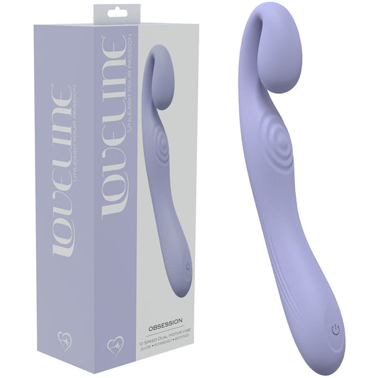 LOVELINE Obsession - Lavender 18.4cm USB Rechargeable Vibrator