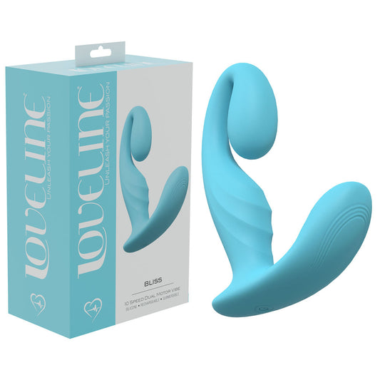 LOVELINE Bliss - Blue 11.5cm USB Rechargeable G-spot Stimulation Vibrator