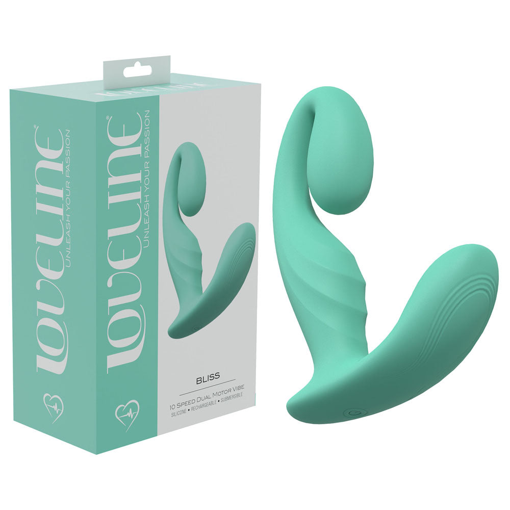 LOVELINE Bliss - Green 11.5cm USB Rechargeable G-spot Stimulation Vibrator