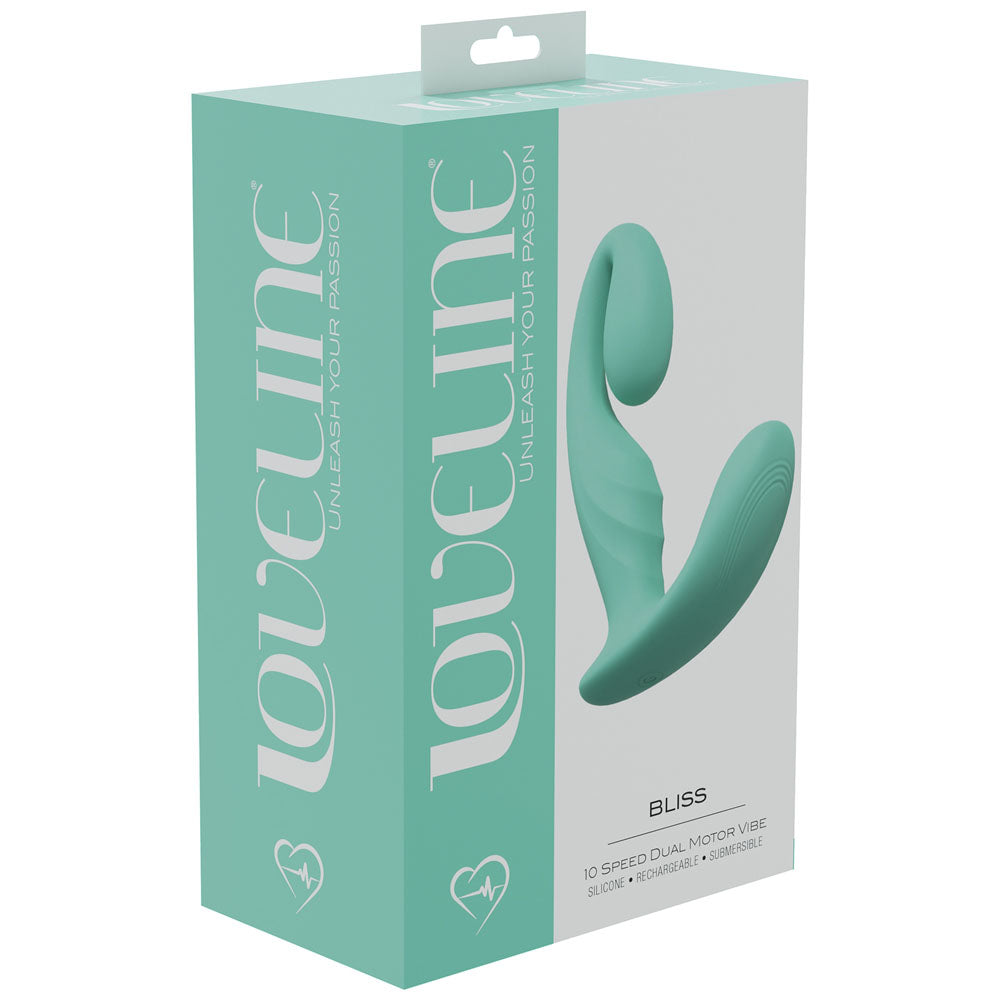 LOVELINE Bliss - Green 11.5cm USB Rechargeable G-spot Stimulation Vibrator