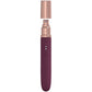 LOVELINE The Traveler - Burgundy 17.6cm USB Rechargeable Vibrator w Lube Applicator