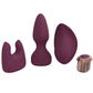 LOVELINE Ultimate Kit - Burgundy interchangeable Sleeve Bullet Kit - 3 Piece Set