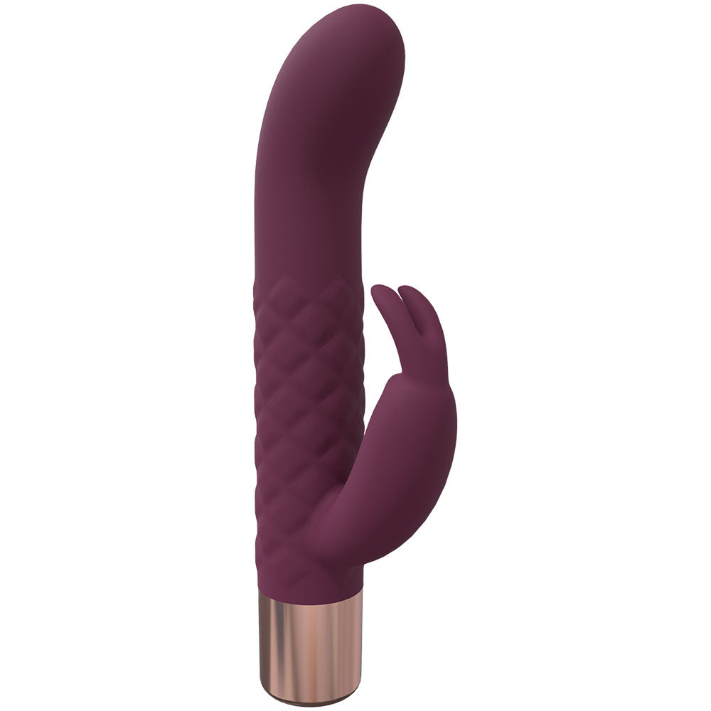 LOVELINE Devotion - Burgundy 14.2cm USB Rechargeable Rabbit Vibrator