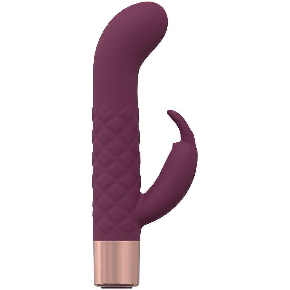 LOVELINE Devotion - Burgundy 14.2cm USB Rechargeable Rabbit Vibrator