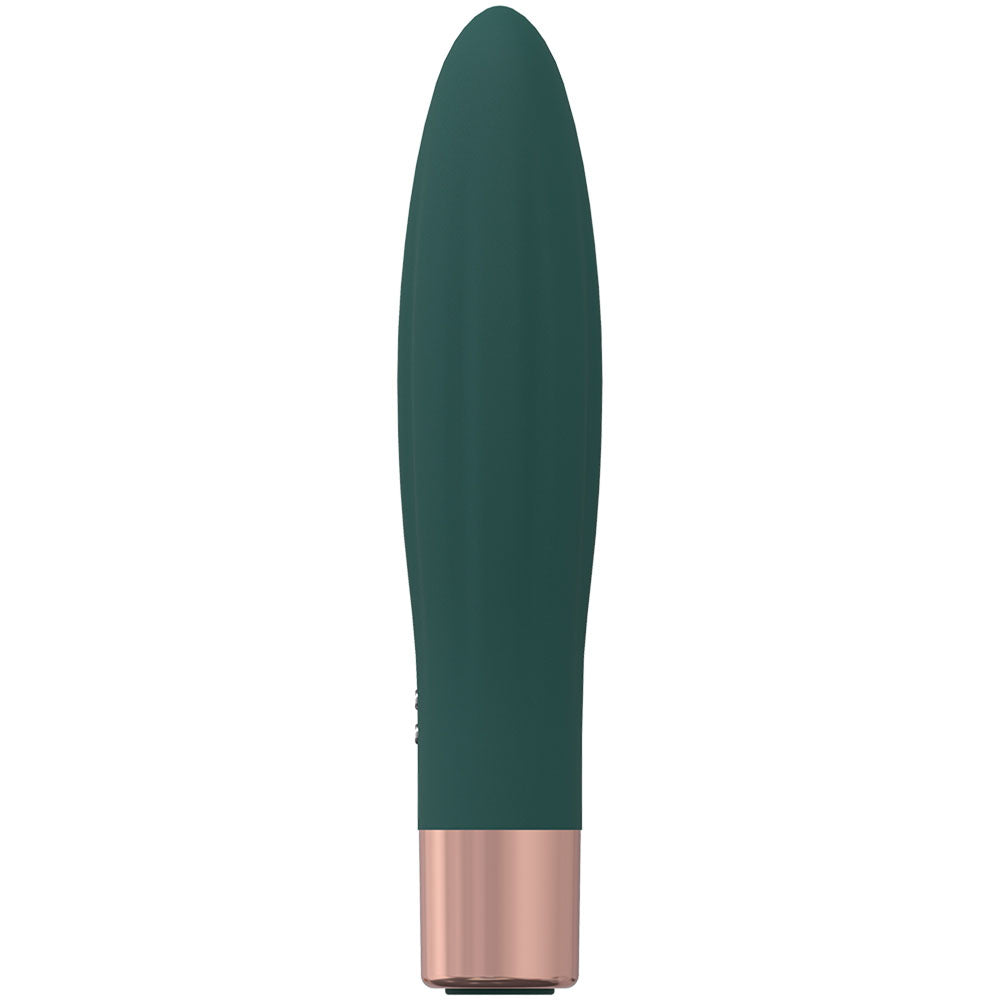 LOVELINE Fame - Green 14.4cm USB Rechargeable Vibrator