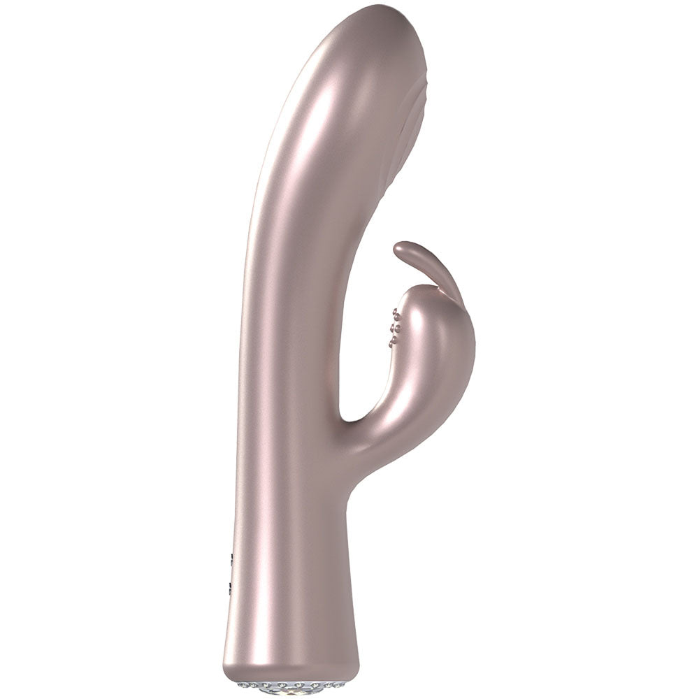 LOVELINE La Perla I - Pearlescent Pink 19.2cm USB Rechargeable Rabbit Vibrator