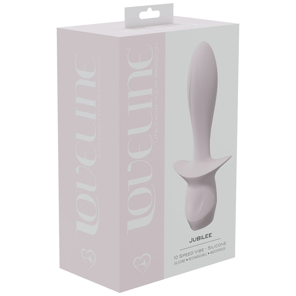 LOVELINE Jubilee - Pink 13.5cm USB Rechargeable Vibrating Anal Plug