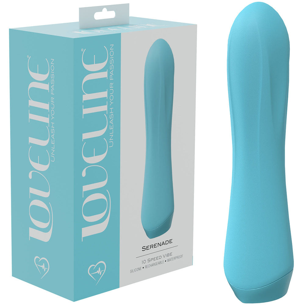 LOVELINE Serenade - Blue 13.5cm USB Rechargeable Vibrator