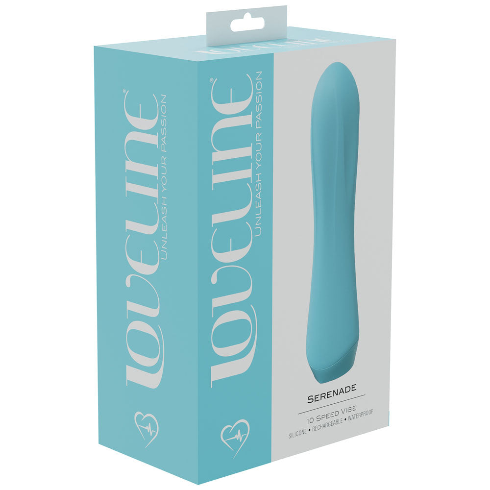 LOVELINE Serenade - Blue 13.5cm USB Rechargeable Vibrator