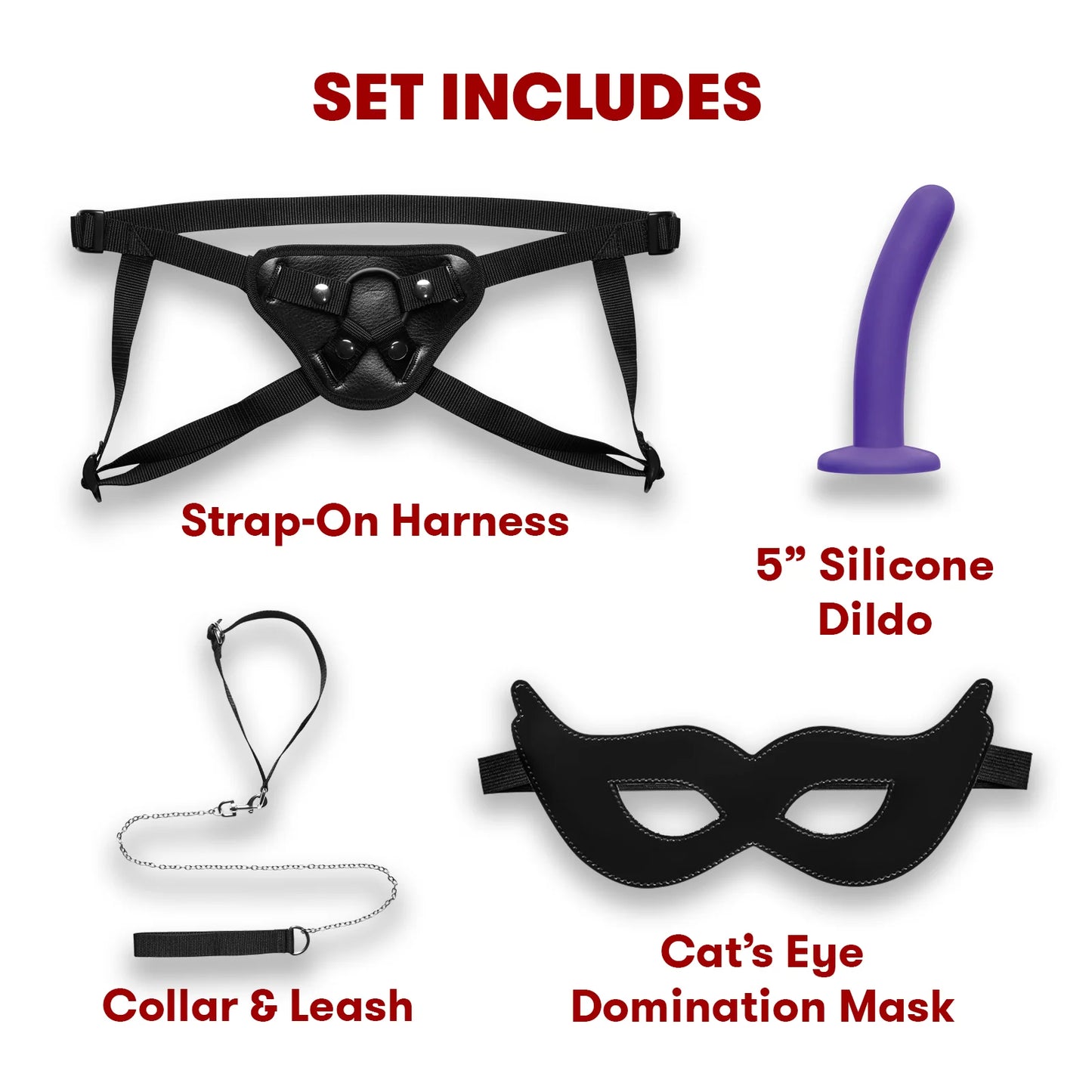 Lux Fetish Everything You need Bondage In-A-Box Bedspreaders - Bed Restraint 12PC Set