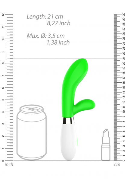 Shots Toys | Lumo Achilles Ultra Soft Silicone 10 Speeds Rechargeable Vibrator Green