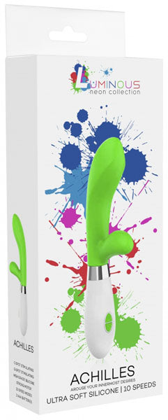 Shots Toys | Lumo Achilles Ultra Soft Silicone 10 Speeds Rechargeable Vibrator Green