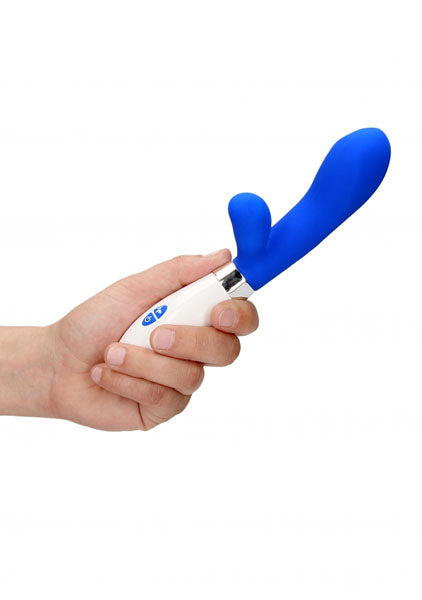 Shots Toys | Lumo Achilles Ultra Soft Silicone 10 Speeds Rechargeable Vibrator Royal Blue