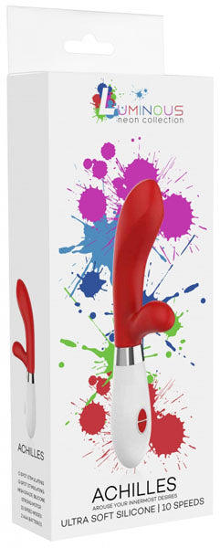 Shots Toys | Lumo Achilles Ultra Soft Silicone 10 Speeds Rechargeable Vibrator Red