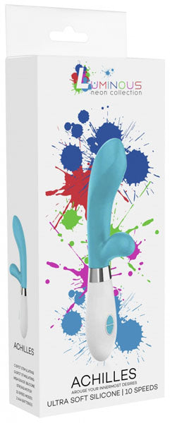 Shots Toys | Lumo Achilles Ultra Soft Silicone 10 Speeds Rechargeable Vibrator Turqiose