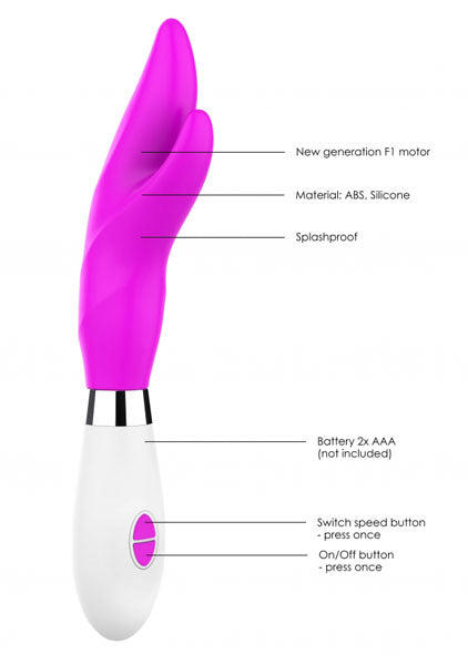 Shots Toys | Lumo Athos Ultra Soft Silicone 10 Speeds Rechargeable Vibrator Fuchsia