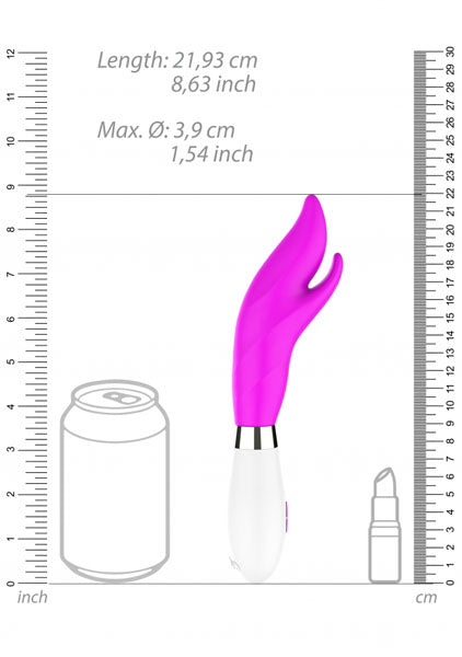 Shots Toys | Lumo Athos Ultra Soft Silicone 10 Speeds Rechargeable Vibrator Fuchsia