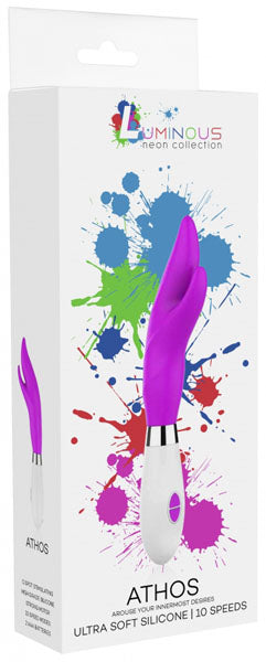 Shots Toys | Lumo Athos Ultra Soft Silicone 10 Speeds Rechargeable Vibrator Fuchsia