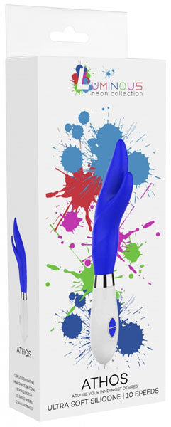 Shots Toys | Lumo Athos Ultra Soft Silicone 10 Speeds Rechargeable Vibrator Royal Blue