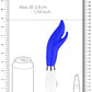 Shots Toys | Lumo Athos Ultra Soft Silicone 10 Speeds Rechargeable Vibrator Royal Blue