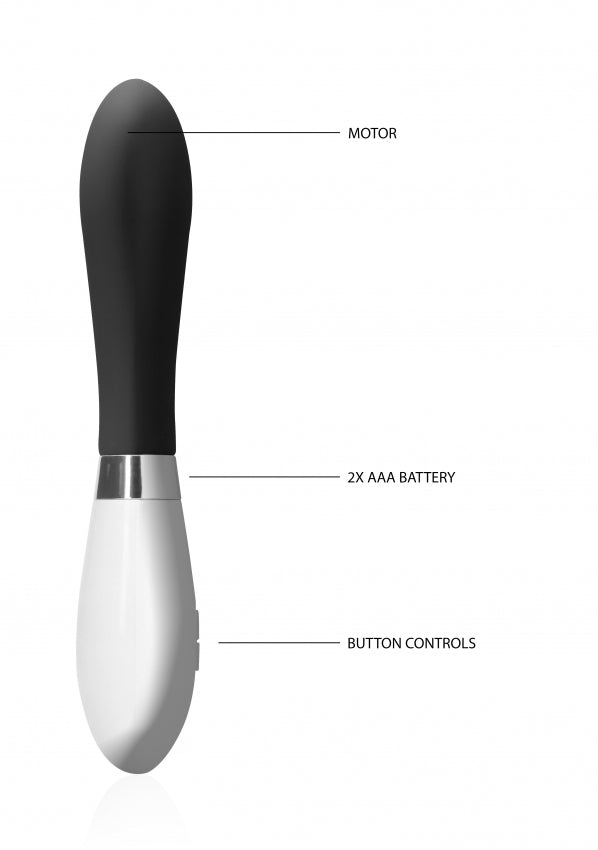 Shots Toys | Luna Atlas 10 Speed USB Rechargeable Vibe Vibrator Black