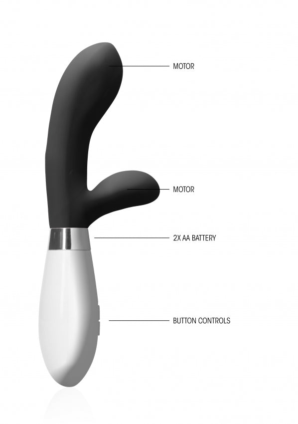 Shots Toys | Luna Achilles 10 Speed Vibe Vibrator Black