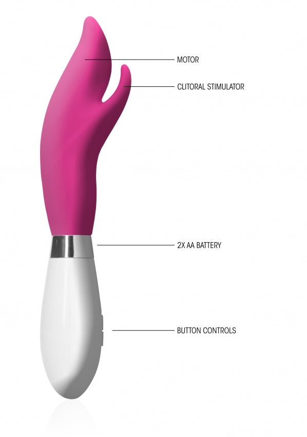 Shots Toys | Luna Athos 10 Speed Rabbit Vibe Vibrator Pink