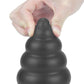 Lovetoy | King Sized 7" Vibrating Anal Cracker - Black 17.8cm XL Vibrating Butt Plug