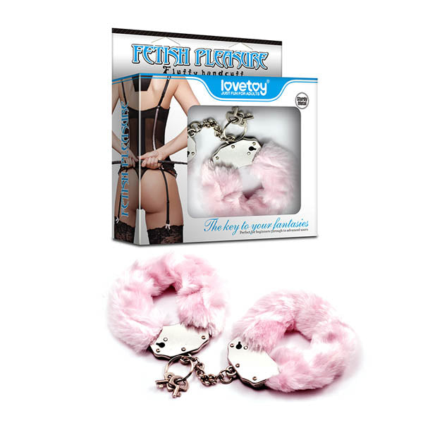 Lovetoy | Fetish Pleasure Fluffy Hand Cuffs Pink