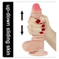 Lovetoy Sliding Skin Dual Layer Dong - Flesh 17.8cm (7") Dong with Flexible Skin