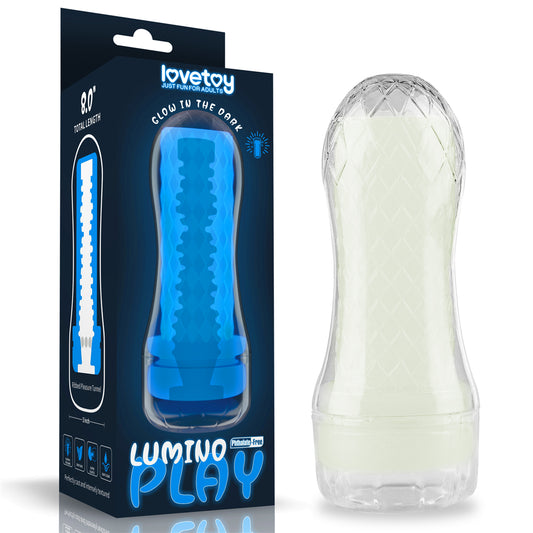 Lovetoy Lumino Play Ribbed Masturbator