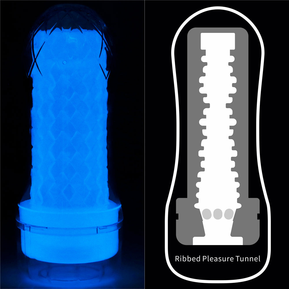 Lovetoy Lumino Play Ribbed Masturbator