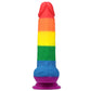 Lovetoy Prider 7.5" Dildo - Rainbow 19cm Dong w Suction