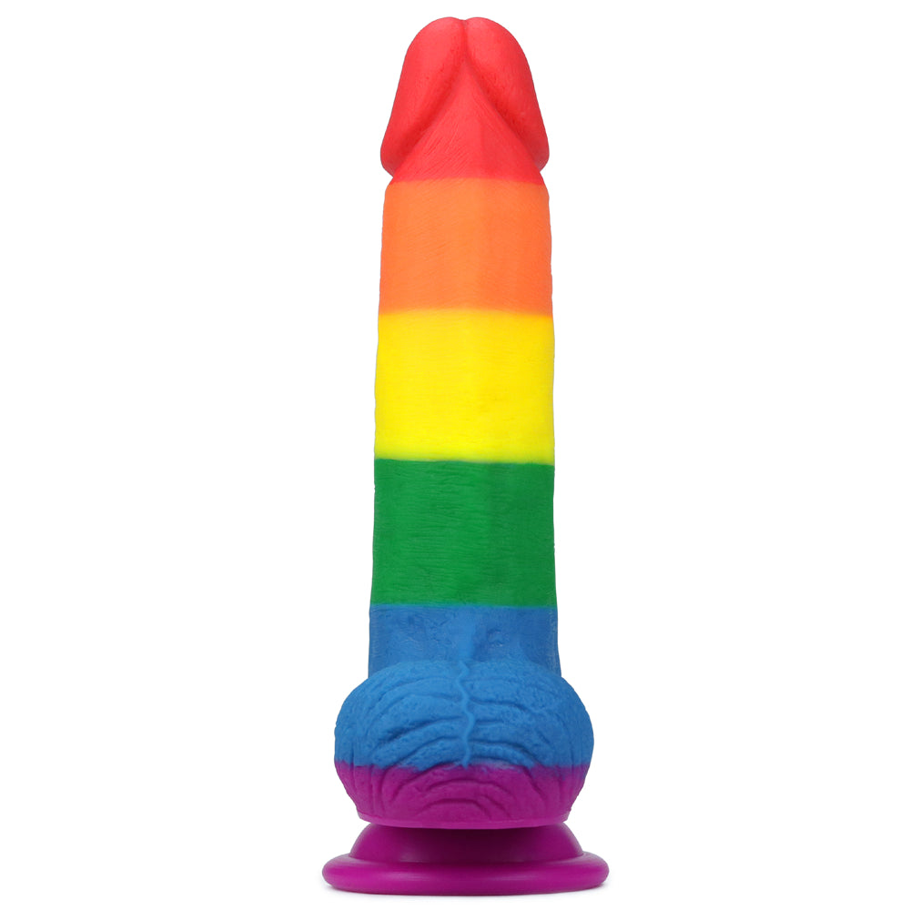 Lovetoy Prider 7.5" Dildo - Rainbow 19cm Dong w Suction