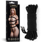 Lovetoy | Rebellion Reign Silky Bondage Rope - Black 10m