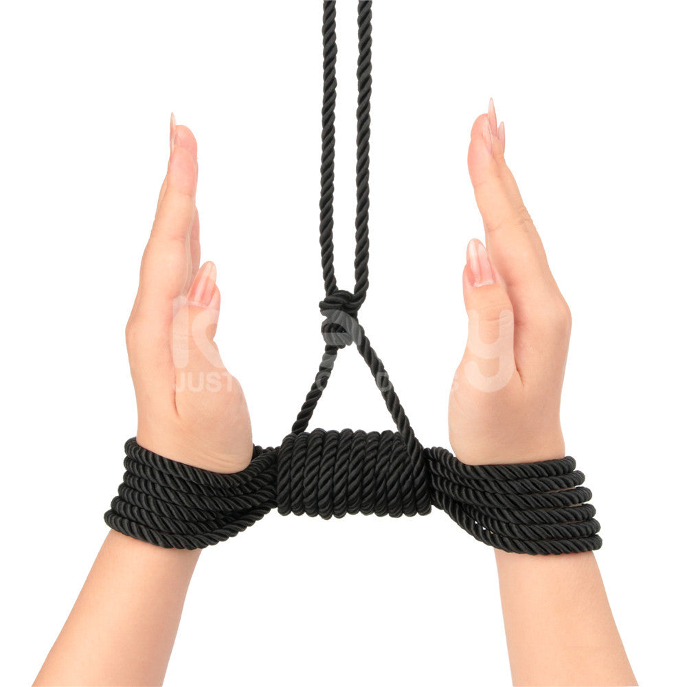 Lovetoy | Rebellion Reign Silky Bondage Rope - Black 10m