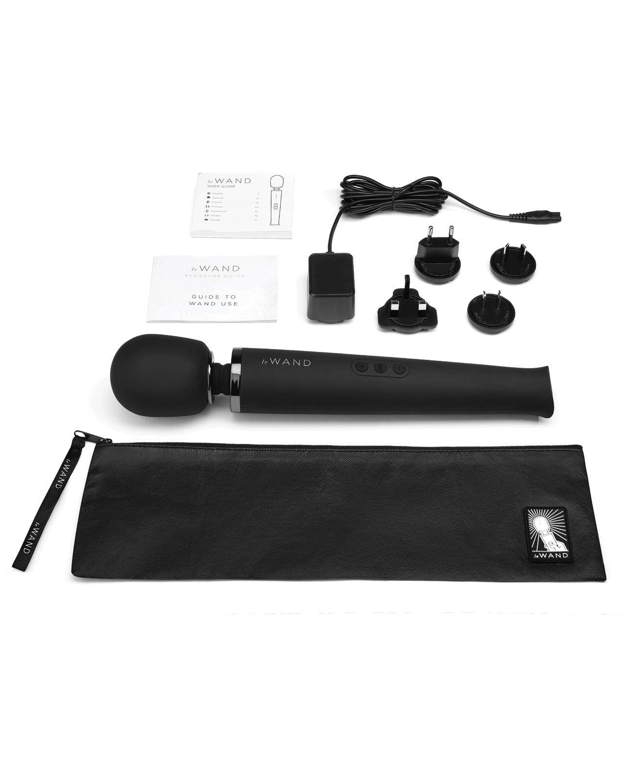 Le Wand Matte Black Rechargeable Massager