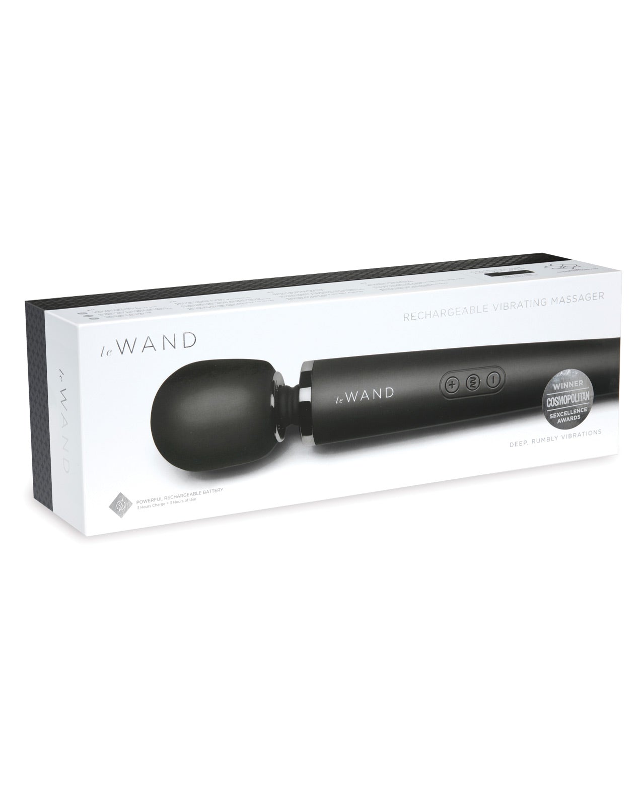 Le Wand Matte Black Rechargeable Massager