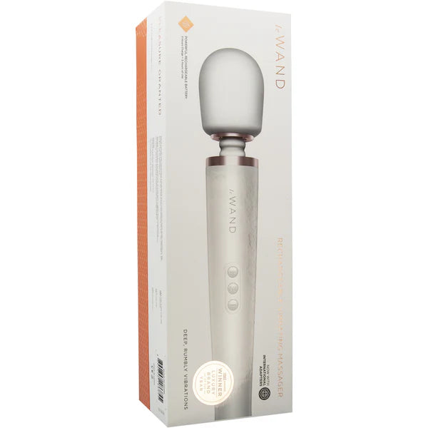 Le Wand Pearl White Rechargeable Massager