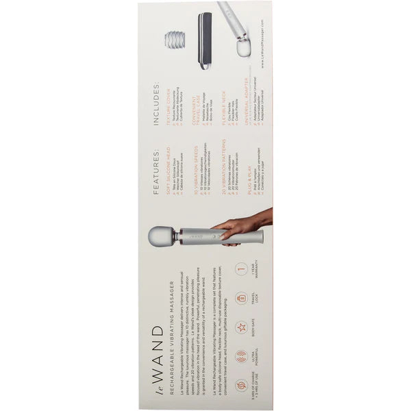 Le Wand Pearl White Rechargeable Massager