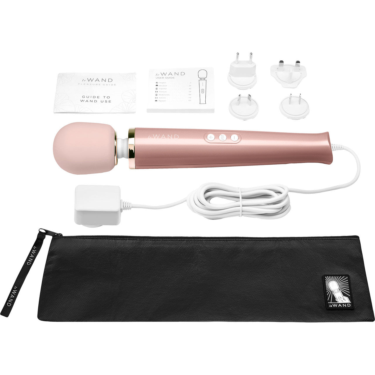 Le Wand Plug-In Vibrating Massager Rose Gold