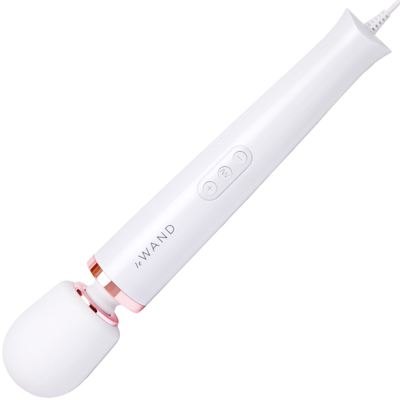 Le Wand Plug-In Vibrating Massager White