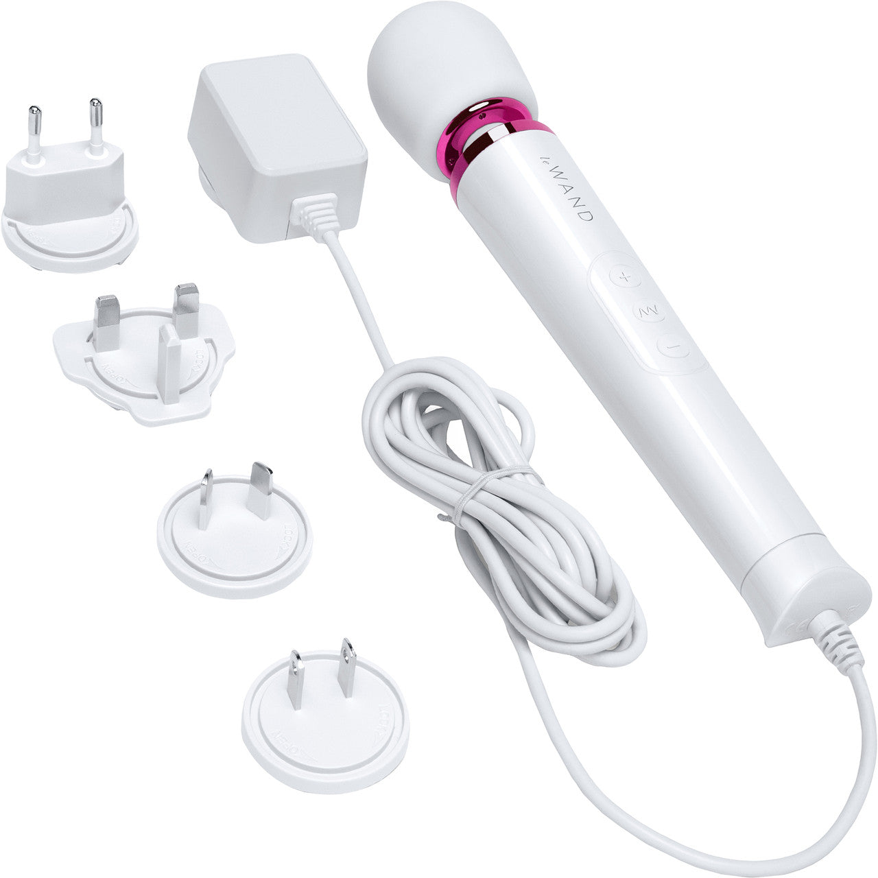 Le Wand Powerful Petite Plug-In Vibrating Massager White