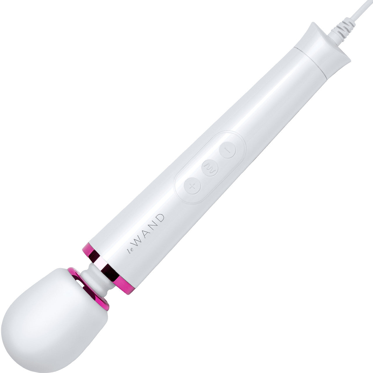 Le Wand Powerful Petite Plug-In Vibrating Massager White