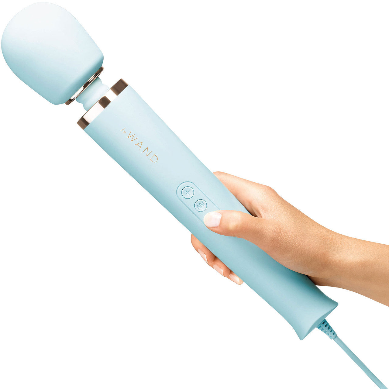 Le Wand Plug-In Vibrating Massager Sky Blue