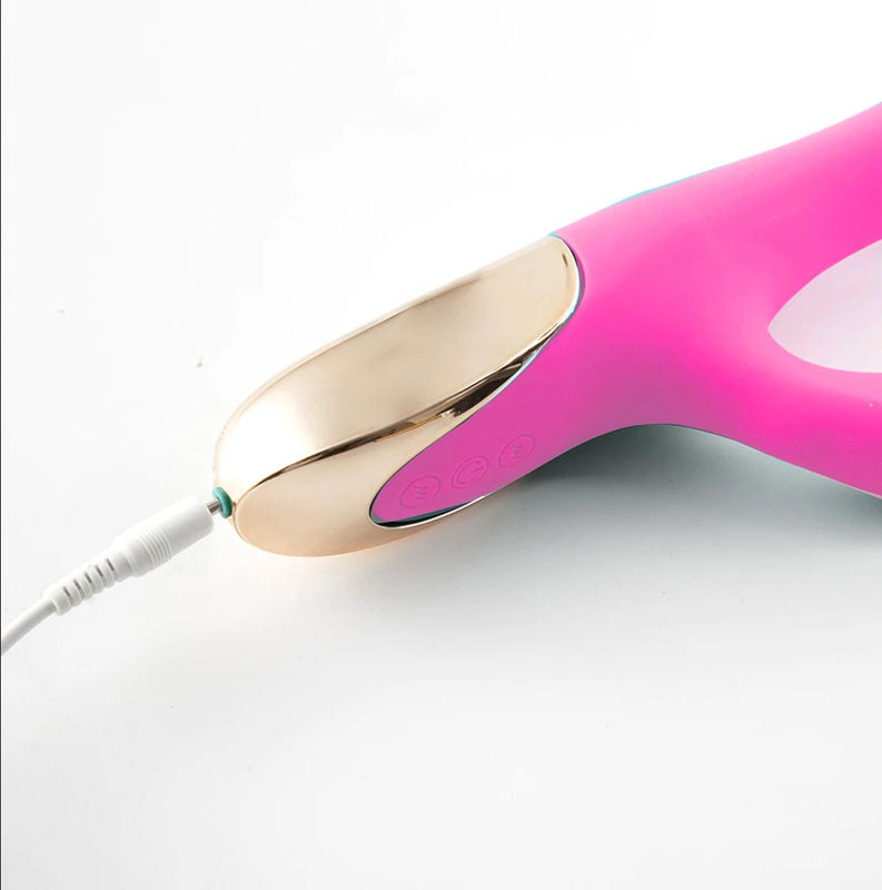 Maia Toys | Maia Maui 420 Pink 21.6cm USB Rechargeable Rabbit Vibrator