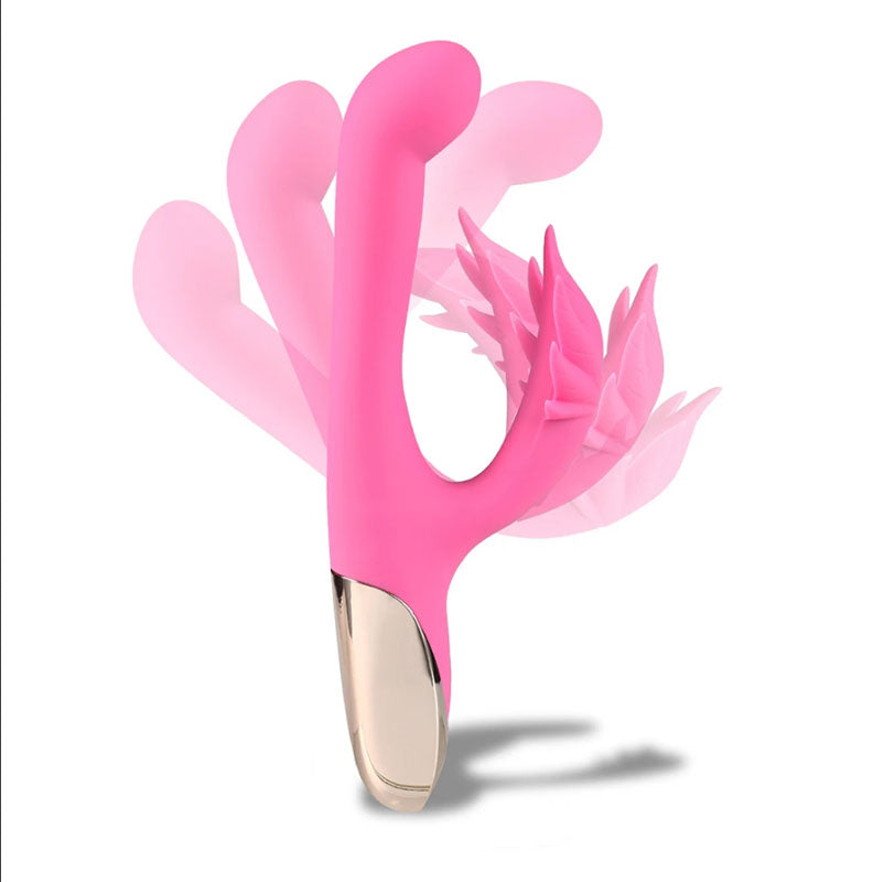 Maia Toys | Maia Maui 420 Pink 21.6cm USB Rechargeable Rabbit Vibrator